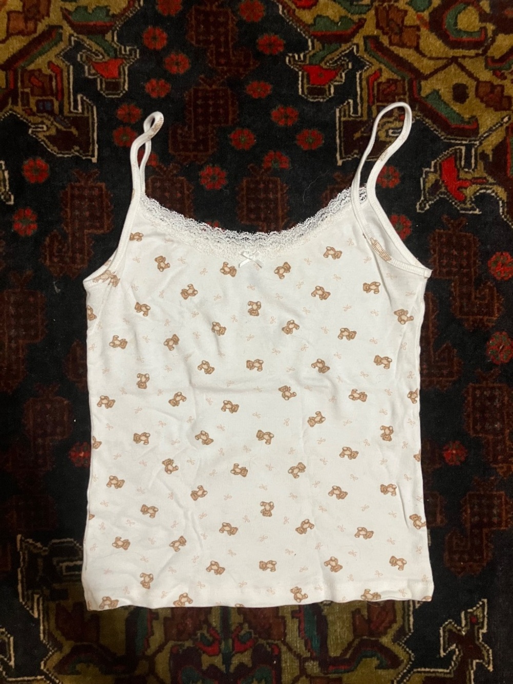 Brandy Teddy Bear Pajama 3 piece set (pants, tank, tshirt) - Picture 4 of 5